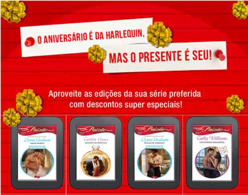 Harlequin - promoções em eBook