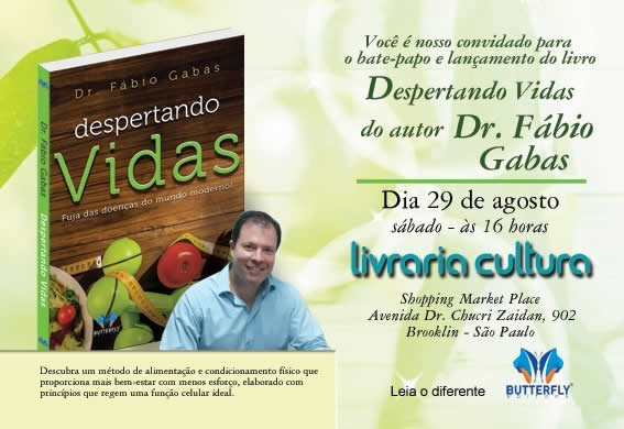 Convite #Lançamento Despertando vidas 29 agosto - @Butterfly_ed